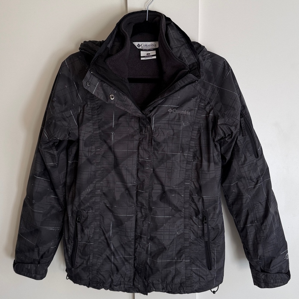 Columbia Interchange Omni Tech Jacket Insulated Waterproof Coat Hoodie Ski M